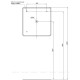 Зеркало Aquanet Ирис 80х80 см с LED подсветкой 00326445