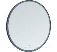 Зеркало Aquanet Тренд D 900 с LED подсветкой черный 00316646