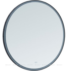 Зеркало Aquanet Тренд D 900 с LED подсветкой черный 00316646