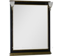 Зеркало Aquanet Валенса 90 черный кракелюр/золото 00180043