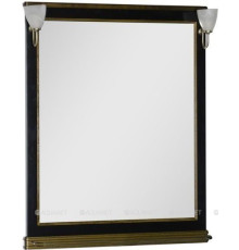 Зеркало Aquanet Валенса 90 черный кракелюр/золото 00180043