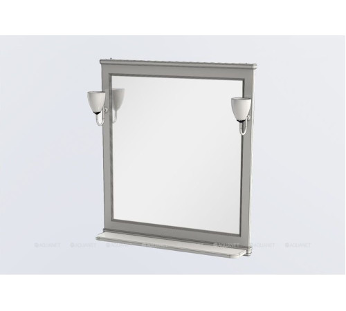 Зеркало Aquanet Валенса 90 черный кракелюр/золото 00180043