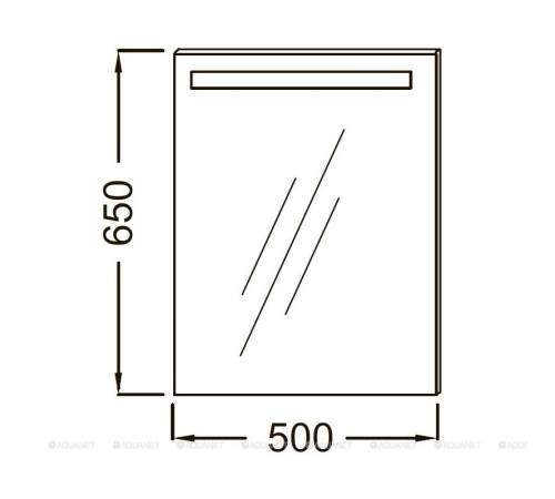Зеркало Jacob Delafon PARALLEL 50 см с подсветкой EB1410RU-NF