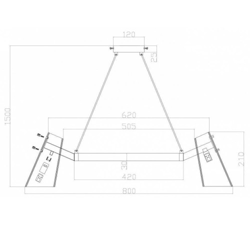Подвесная люстра Zortes Dallas ZRS.90611.08