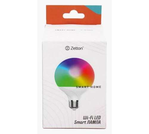 Умная светодиодная лампа Zetton Smart Wi-Fi Bulb E27 15 Вт 2700-6500 K ZTSHLBRGBCWE272RU
