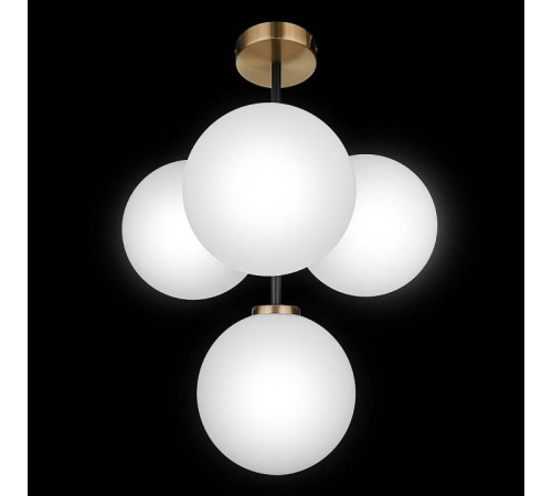 Люстра на штанге 33 идеи S32WH CHN800S.04.17ABL.ASB-S32WH