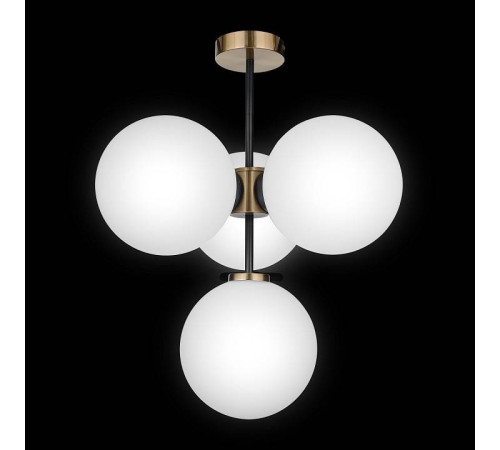 Люстра на штанге 33 идеи S32WH CHN800S.04.17ABL.ASB-S32WH