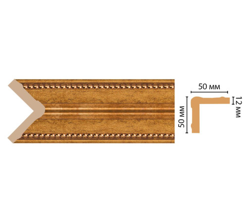 Угол интерьерный Decomaster 142-58 50х50х2400 мм 142-58