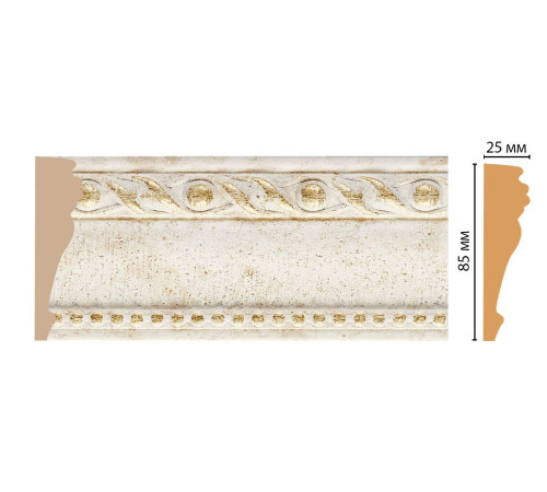 Молдинг DECOMASTER 152 85х25х2400 мм 152-41 ДМ