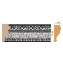 Молдинг DECOMASTER 161-44 полистирол 60х22х2400 мм 161-44