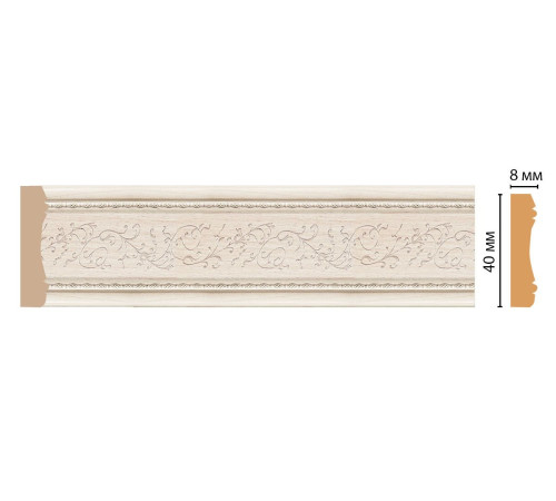 Молдинг DECOMASTER 188-13 40х8х2400 мм 34007