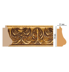 Багет DECOMASTER 566-1223 70x31x2900 мм 566-1223