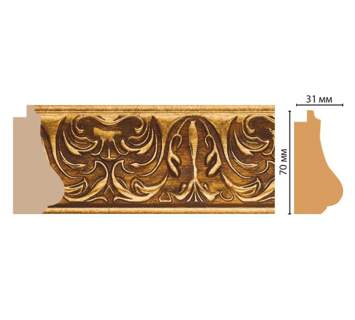 Багет DECOMASTER 566-1223 70x31x2900 мм 566-1223