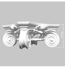 Капитель для колонны Decomaster 90018-2 360х170х360 мм 90018-2