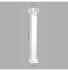 Капитель для колонны Decomaster 92831-1 580х365х580 мм 92831-1