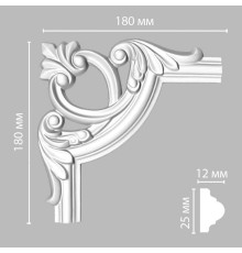 Угловой элемент DECOMASTER 97012-6 180x180x12 мм 97012-6