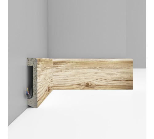 Плинтус DECOMASTER D235-82 ДМ 80х17х2400 мм D235-82 ДМ