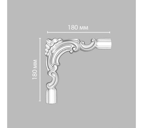 Угол декоративный DECOMASTER DP-8032C 180x180x25 мм DP-8032C