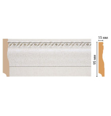 Плинтус напольный DECOMASTER 153-42 95х12х2400 мм 153-42