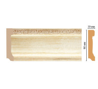 Плинтус напольный DECOMASTER 166-281 90х19х2400 мм MAS36629