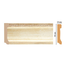 Плинтус напольный DECOMASTER 166-281 90х19х2400 мм MAS36629