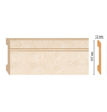 Плинтус напольный DECOMASTER D105-18D ДМ 107х12х2400 мм D105-18D ДМ