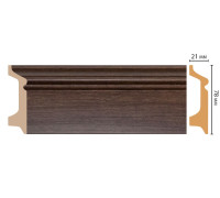 Плинтус напольный DECOMASTER из полистирола 78х21х2400 мм D122-74 ДМ