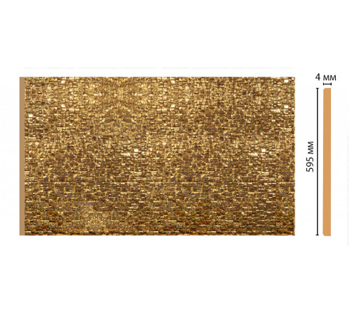 Декоративная панель Decomaster M60-26 полистирол 595x4x2400 мм M60-26