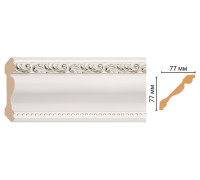 Плинтус потолочный DECOMASTER из полистирола 77х77х2400 мм 154-60