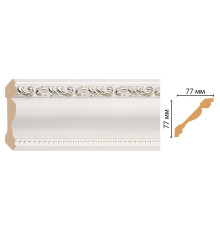 Плинтус потолочный DECOMASTER из полистирола 77х77х2400 мм 154-60
