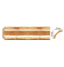 Плинтус потолочный DECOMASTER 167S-126 35х35х2400 мм 167S-126