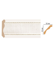 Плинтус потолочный DECOMASTER 171-7D 92х92х2400 мм 33603