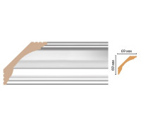 Плинтус потолочный DECOMASTER D100-114 ДМ 69х69х2400 мм D100-114 ДМ