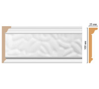 Плинтус потолочный DECOMASTER D215-114 100х25х2400 мм D215-114