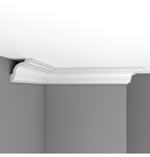 Плинтус потолочный гладкий DECOMASTER 96630 75х75х2400 мм 96630