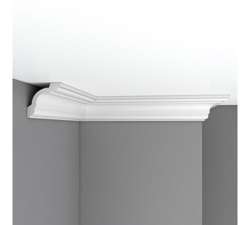 Плинтус потолочный гладкий DECOMASTER 96630 75х75х2400 мм 96630