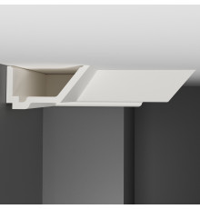 Плинтус потолочный DECOMASTER A206 полистирол 74х145х2000 мм A206
