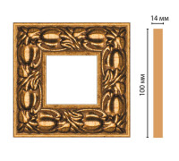 Вставка декоративная DECOMASTER 157-2-58 100x100x14 мм 157-2-58