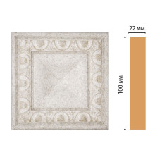 Вставка декоративная DECOMASTER D207 100x100x22 мм D207-19D