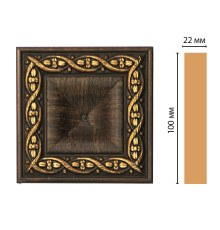 Вставка декоративная DECOMASTER D207-1 100х100х22 мм D207-1