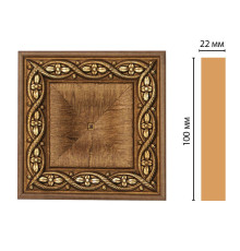 Вставка декоративная DECOMASTER D207 100x100x22 мм D207-3