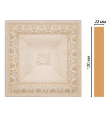 Вставка декоративная Decomaster D208-18D 120x120x22 мм D208-18D