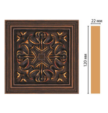 Вставка декоративная DECOMASTER D208 120х120х22 мм D208-966