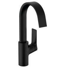 Смеситель для раковины Hansgrohe Vivenis 210 однорычажный с поворотным изливом матовый черный 75030670