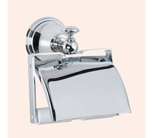 Держатель для туалетной бумаги с крышкой Tiffany World Harmony 219 подвесной хром TWHA219cr