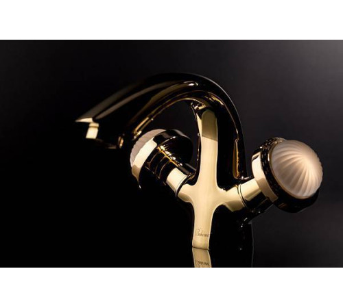 Смеситель для ванны с душем Boheme Satine золото глянцевое 293-ST