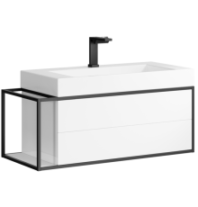 Тумба под умывальник Clarberg Logic правая белый LOG0110R