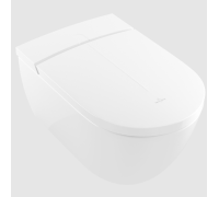 Унитаз-биде подвесной Villeroy & Boch ViClean 385x595x400 мм белый Alpin V0E200R1