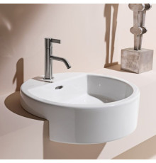 Раковина Laufen Living City 46х46х14 см 1 отверстие с дефектом (черная точка) 8.1343.1.000.104.1