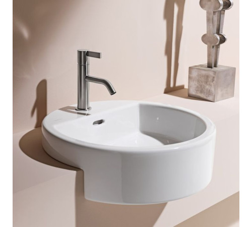 Раковина Laufen Living City 46х46х14 см 1 отверстие с дефектом (черная точка) 8.1343.1.000.104.1